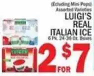 C Town Luigi's real italian ice offer