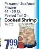 Key Food Panamei seafood frozen peeled tail on cooked shrimp offer