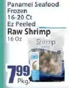 Key Food Panamei seafood frozen ez peeled raw shrimp offer