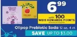 Weis Markets Olipop Prebiotic Soda offer