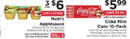 ShopRite Coca-Cola mini cans 10-pack offer