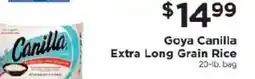 ShopRite Goya Canilla extra long grain rice offer
