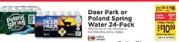 ShopRite Deer Park or Poland Spring Water offer