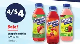 Family Dollar Snapple Drinks offer