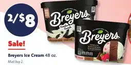 Family Dollar Breyers Ice Cream offer