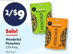 Family Dollar Wonderful Pistachios offer