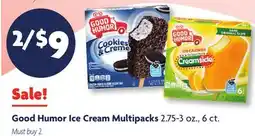 Family Dollar Good Humor Ice Cream Multipacks offer