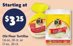 Family Dollar Olé Flour Tortillas offer