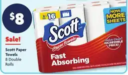 Family Dollar Scott Paper Towels offer