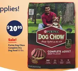 Family Dollar Purina Dog Chow Complete Dry Dog Food offer