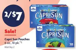 Family Dollar Capri Sun Pouches offer