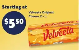Family Dollar Velveeta Original Cheese offer