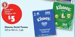 Family Dollar Kleenex Facial Tissues offer