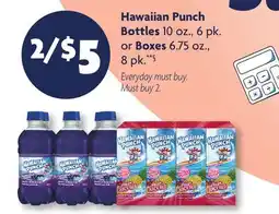 Family Dollar Hawaiian Punch Bottles 10 oz., 6 pk. or Boxes 6.75 oz., 8 pk offer