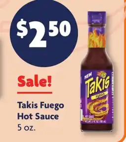 Family Dollar Takis Fuego Hot Sauce offer