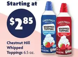 Family Dollar Chestnut Hill Whipped Toppings offer