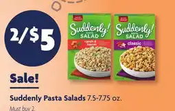 Family Dollar Suddenly Pasta Salads offer