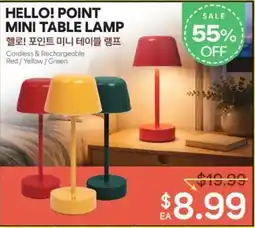 Hmart Hello! Point Mini Table Lamp offer