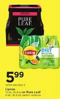 Cub Foods Lipton Diet Iced Tea Citrus offer