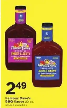 Cub Foods Famous Dave's BBQ Sauce offer