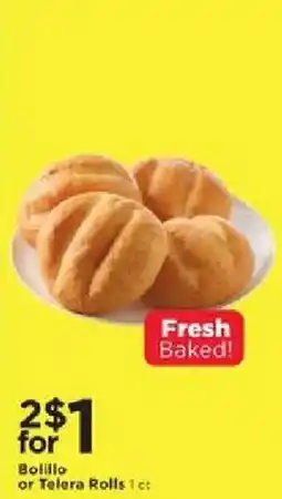 Cub Foods Bolillo or Telera Rolls offer