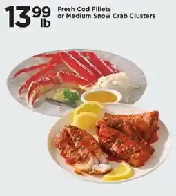 Cub Foods Fresh Cod Fillets or Medium Snow Crab Clusters offer