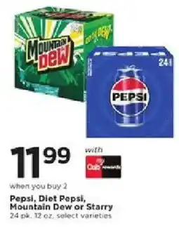 Cub Foods Pepsi, Diet Pepsi, Mountain Dew or Starry offer