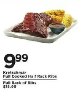 Cub Foods Kretschmar full cooked half rack ribs offer