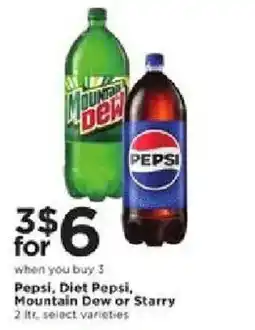 Cub Foods Pepsi, Diet Pepsi, Mountain Dew or Starry offer