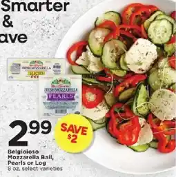 Cub Foods Belgiosio Mozzarella Ball, Pearls or Log offer