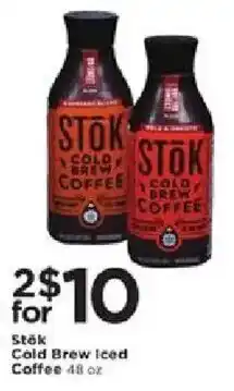 Cub Foods Stok Cold Brew Iced Coffee offer