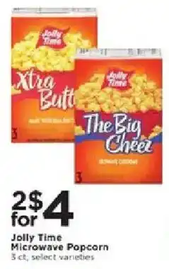 Cub Foods Jolly Time Microwave Popcorn offer