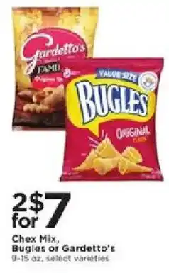 Cub Foods Chex Mix, Bugles or Gardetto's offer