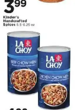 Cub Foods La choy beef chow mein, chicken chow mein offer