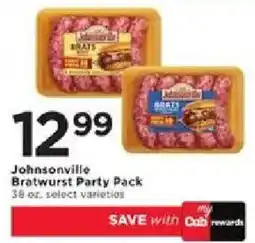 Cub Foods Johnsonville Bratwurst Party Pack offer