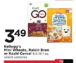 Cub Foods Kellogg's Mini Wheats, Raisin Bran or Kashi Cereal offer