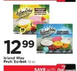 Cub Foods Island Way Fruit Sorbet offer