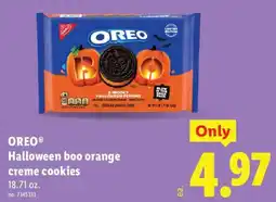 Lidl Oreo halloween boo orange creme cookies offer