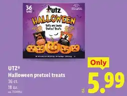 Lidl Utz halloween pretzel treats offer