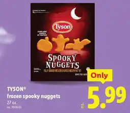 Lidl Tyson frozen spooky nuggets offer