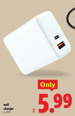 Lidl wall charger offer