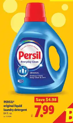 Lidl Persil original liquid laundry detergent offer