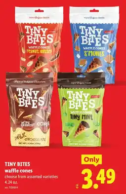 Lidl Tiny bites waffle cones offer