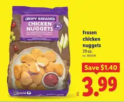 Lidl Crispy Breaded Chicken Nuggets offer
