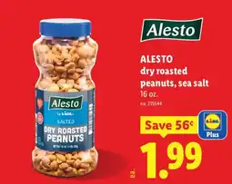 Lidl Alesto dry roasted peanuts, sea salt offer