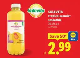 Lidl Solevita tropical wonder smoothie offer