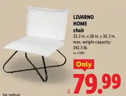 Lidl Livarno home chair offer