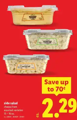 Lidl Side Salad offer