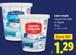Lidl Sour cream by Lidl offer