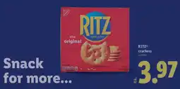 Lidl Ritz crackers offer